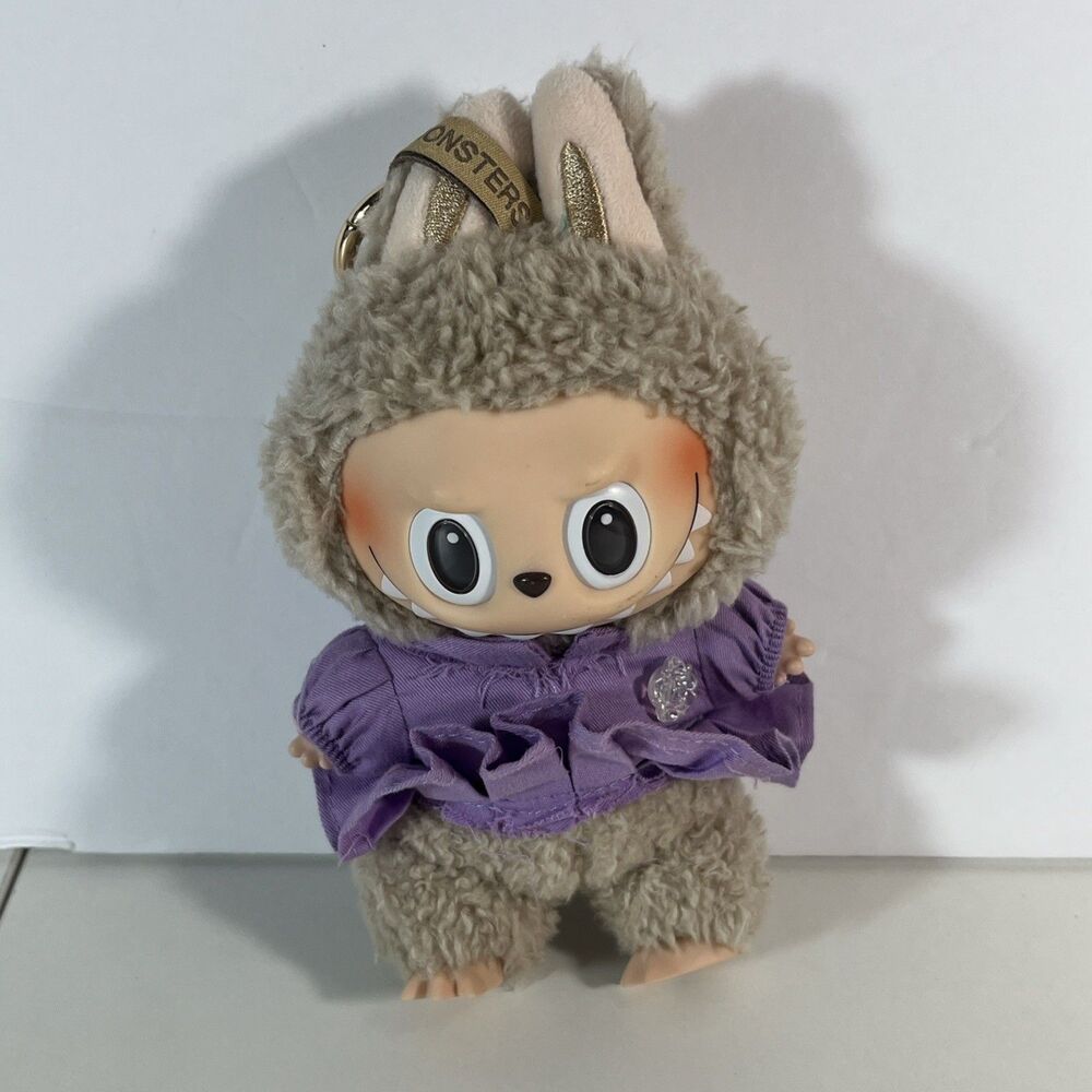 Pop Mart Labubu The Monsters Macaron Sesame Bean Plush Pendant